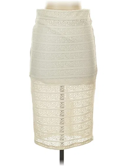 Pre-owned Soulmates Formal Skirt In Ivory