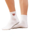 Souls. Carbs Ankle Grip Socks In White