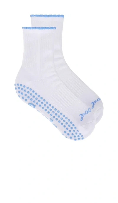 Souls. Do Good, Be Good Crew Socks In White