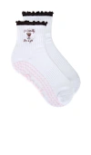 Souls. I'm Literally Just A Girl Crew Socks In White