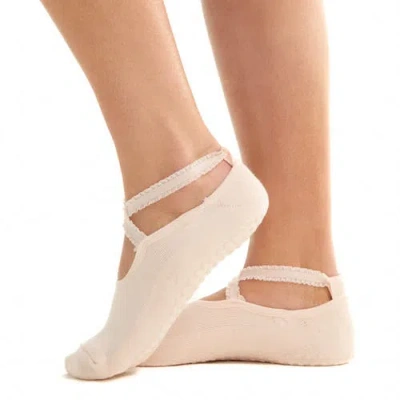 Souls. Pink Ballet Grip Socks In Neutral