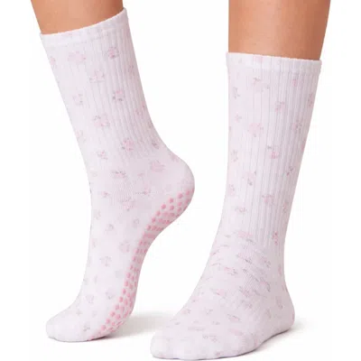 Souls. Pink Blossom Grip Socks