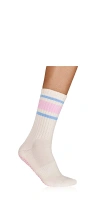 Souls. Pink Retro Grip Socks