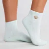 Souls. Seashell Grip Socks In Blue