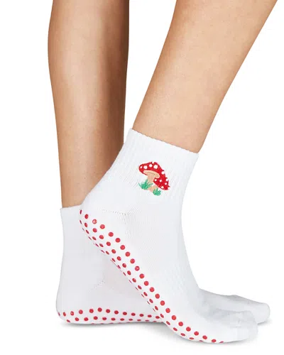 Souls. Shrooms Grip Socks In White