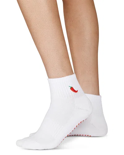 Souls. Spicy Grip Socks In White