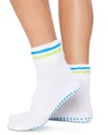 Souls. Terry Stripe Grip Socks In White