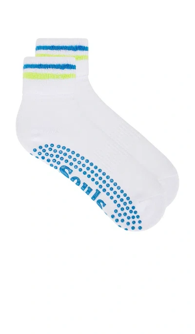 Souls. Terry Stripes Socks In White
