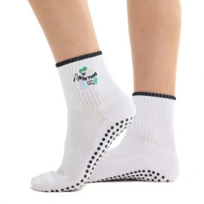 Souls. Wild Thing Ankle Grip Socks In White
