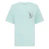 Sour Figs Flying Dove T-shirt In Light Mint Green - Men In Green