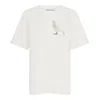 Sour Figs Standing Dove T-shirt In White - Men In White
