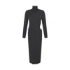 Sour Figs Women's Cutout Stretch Knit Midi Dress In Black In Black