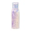 Sour Figs Women's Pink / Silver Iridescent Sequin Strapless Midi Dress In Multicolour