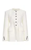 Source Unknown Adine Hourglass Blazer In White