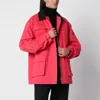 Source Unknown Utility Mini Jacket In Cotton Twill In Red