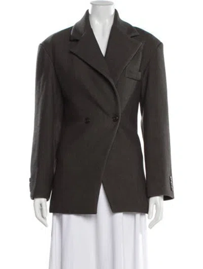 Pre-owned Source Unknown Blazer In Brown