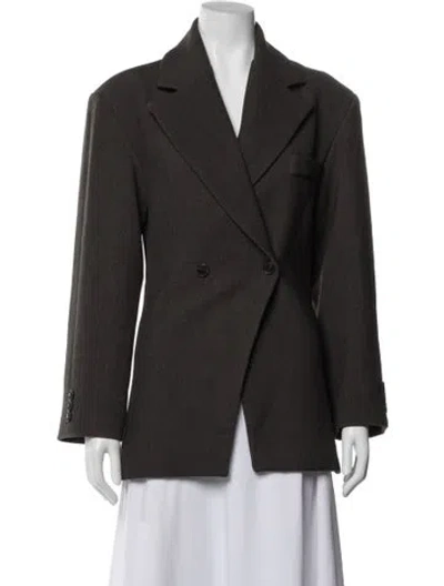 Pre-owned Source Unknown Blazer In Brown