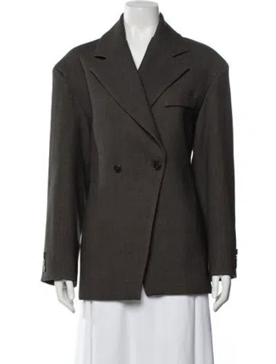 Pre-owned Source Unknown Blazer In Brown