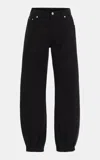 Source Unknown Bleeker Denim Ballloon Pants In Black