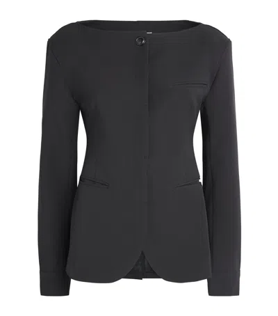 Source Unknown Cinched Matteo Blazer In Black