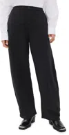 Source Unknown Ebbe Balloon Trousers Black In Black