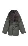 Source Unknown Egizio Puffer Down Jacket In Gray