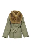 Source Unknown Egizio Puffer Down Jacket In Green