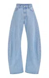 Source Unknown Elsy Barrel-leg Jeans In Blue