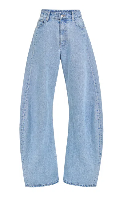 Source Unknown Elsy Barrel-leg Jeans In Blue