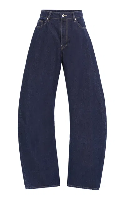 Source Unknown Elsy Barrel-leg Jeans In Blue