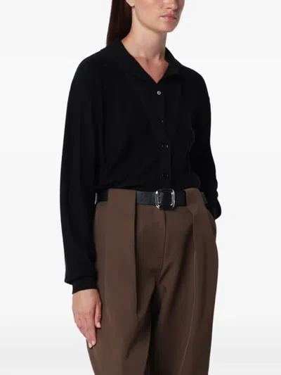 Source Unknown Fabbie Wool Cardigan In Black