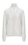 Source Unknown Fabbie Wool Cardigan In White