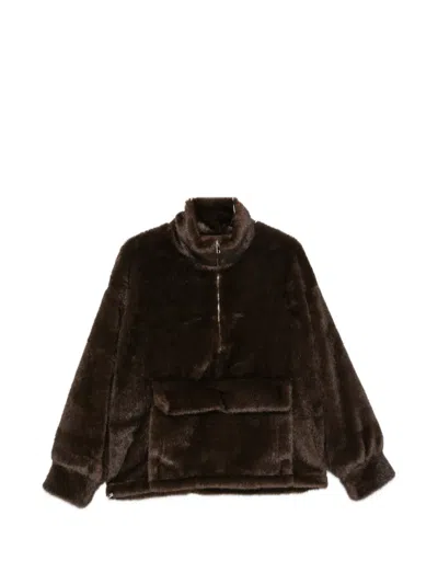 Source Unknown Faux-fur Zvika Jacket In Multi