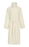 Source Unknown Helga Double Layer Cotton-blend Trench Coat In White