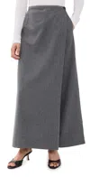 Source Unknown Herman Wrap Trousers Charcoal In Charcoal