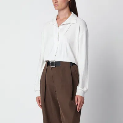Source Unknown Ivory Fabbie Wool Cardigan In White