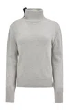 Source Unknown Konny Zipped Sweater In Gray