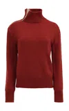 Source Unknown Konny Zipped Sweater In Red