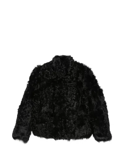 Source Unknown Lyn Long-hair Jacket In Animal Print