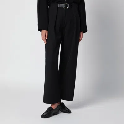 Source Unknown Matteo Black Trousers With Belt