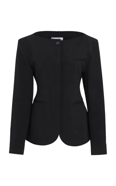Source Unknown Matteo Cinched Blazer In Black
