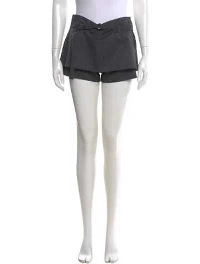 Pre-owned Source Unknown Mini Shorts In Gray