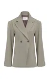 Source Unknown Nangy Cinched Blazer In Brown