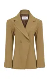 Source Unknown Nangy Cinched Blazer In Brown