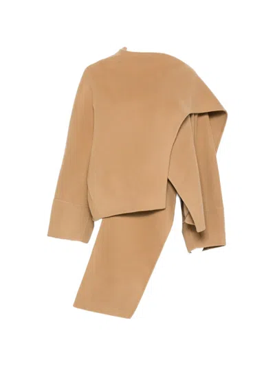 Source Unknown Nuage Scarf Coat In Multi