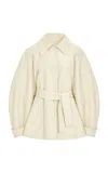 Source Unknown Roanna Cocoon Jacket In White