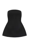 Source Unknown Rubik Peplum Top In Black