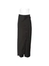Source Unknown Sissi Wrap-belt Trousers In Black