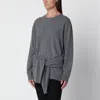 Source Unknown Tio Grey Jumper In Wool Blend In Gray