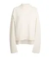 Source Unknown Wool Cape Noa Sweater In White
